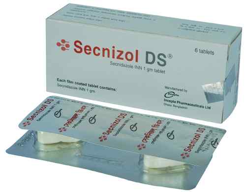Tab. Secnizol DS 1 gm
