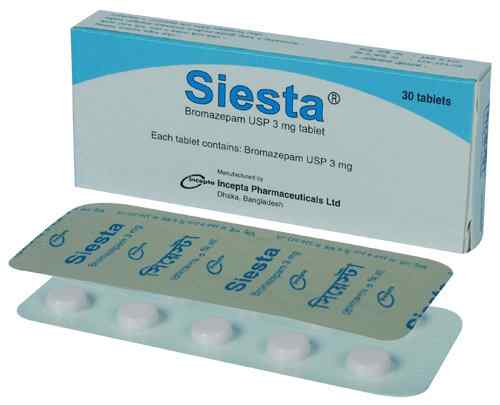 Tab. Siesta 3 mg
