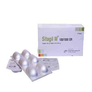 Tab. Sitagil M 1000 mg + 100 m