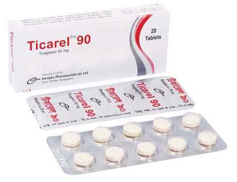 Tab. Ticarel 90 90 mg