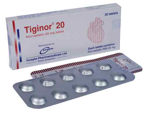 Tab. Tiginor 20 mg