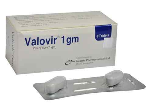 Tab. Valovir 1 gm