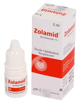 Eye Drop Zolamid 10 mg / ml