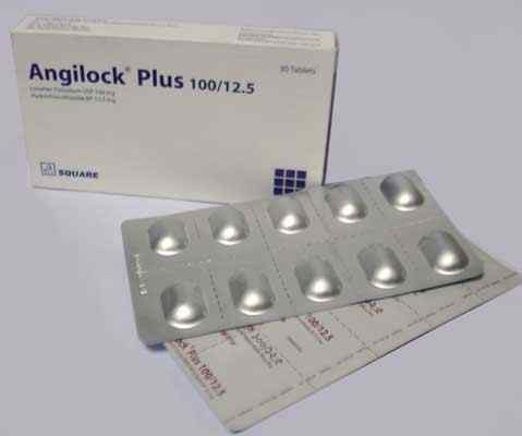 Tab. Angilock Plus 100 mg + 12.5 m