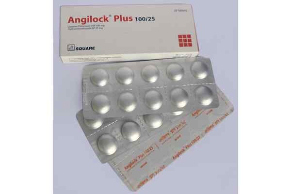 Tab. Angilock Plus  100/25 100 mg+ 25 mg 