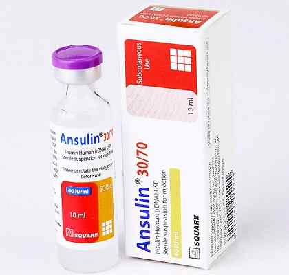 Inj. Ansulin 30/70 40 IU / ml
