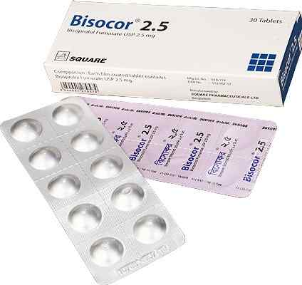Tab. Bisocor 2.5 2.5 mg