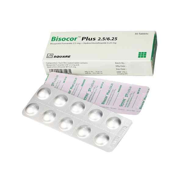 Tab. Bisocor Plus 2.5 mg + 6.25 m