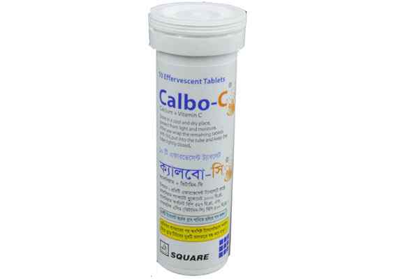 Tab. Calbo C 327 mg + 1 gm +
