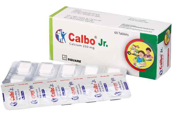 Tab. Calbo Jr. 250 mg