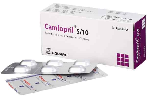 Cap.                     Camlopril 5 + 10 mg