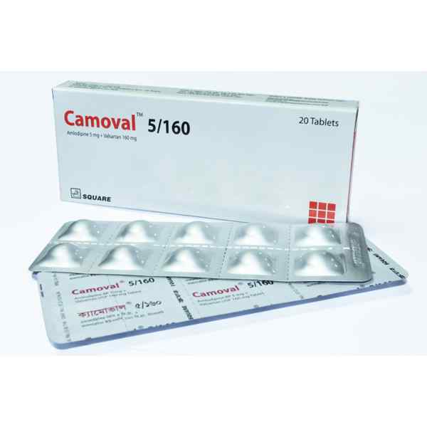 Tab. Camoval 5 + 160 mg