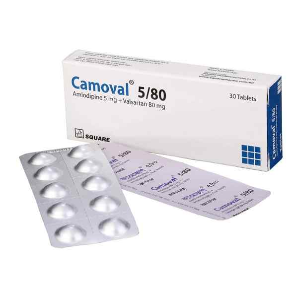 Tab. Camoval 5 + 80 mg