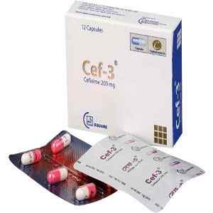 Cap.                     Cef-3    200 mg