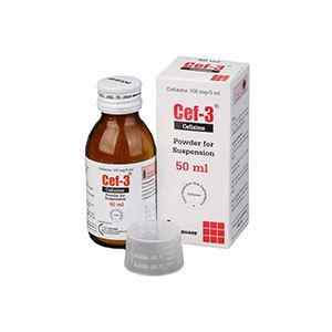 Susp.                                                   Cef-3 100 mg / 5 ml