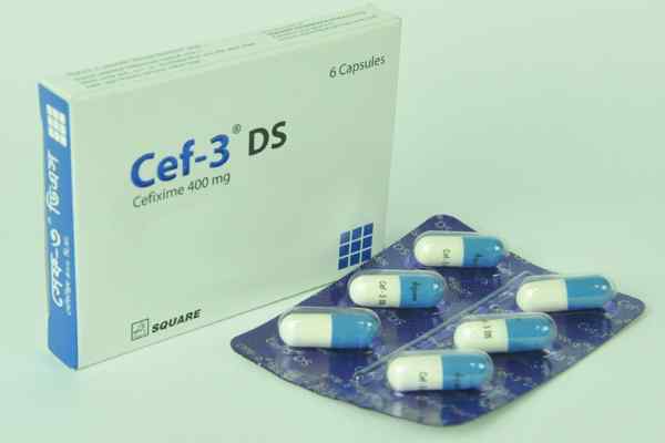 Cap.                     Cef-3 DS 400 mg