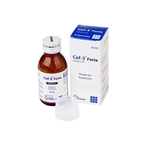 Susp.                                                   Cef-3 forte 200 mg / 5 ml