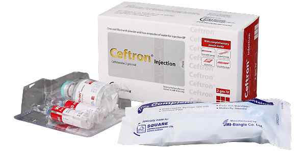 Inj. Ceftron 2 gm / vial