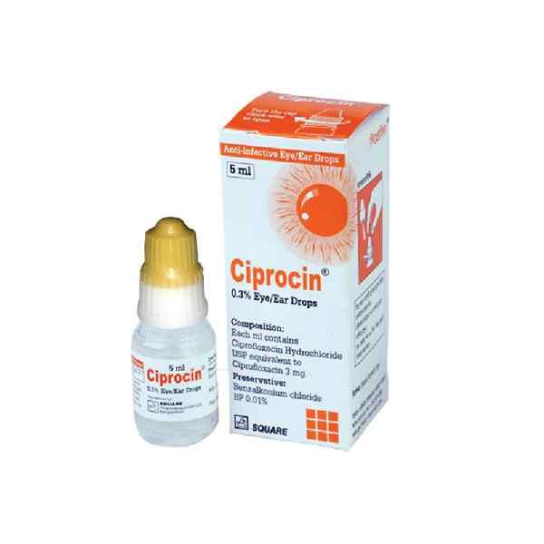 Eye/Ear Drop Ciprocin 0.3 %