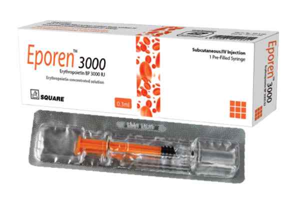 Pre-filled syringe Eporen 3000  3000 IU / 0.3 m