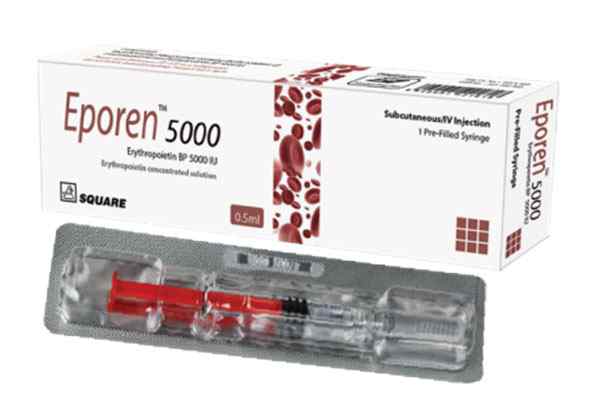 Pre-filled syringe Eporen 5000  5000 IU / 0.5 m
