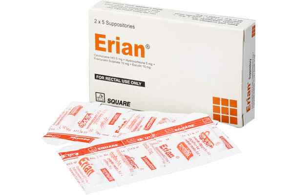 Supp. Erian 5 mg + 10 mg + 