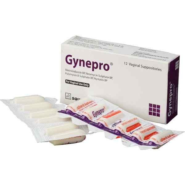 Suppository(vaginal)   000 Gynepro 200 mg + 35000 