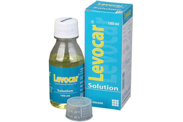 Sol.                                                             Levocar 10 gm / 100 ml