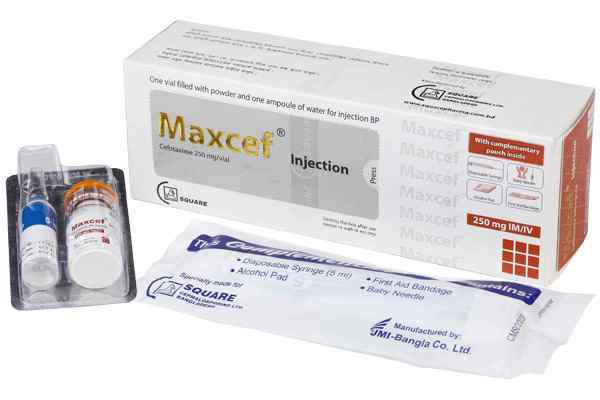 Inj. Maxcef 250 mg / vial