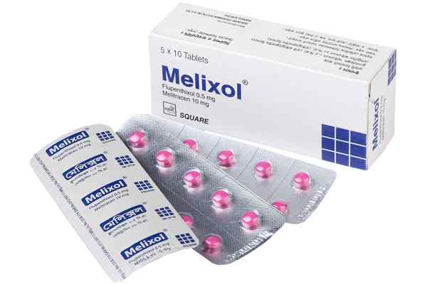 Tab. Melixol 0.5 mg + 10 mg