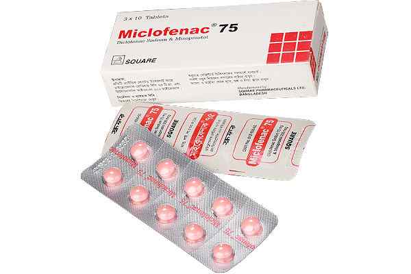 Tab. Miclofenac 75 75 mg + 200 mcg