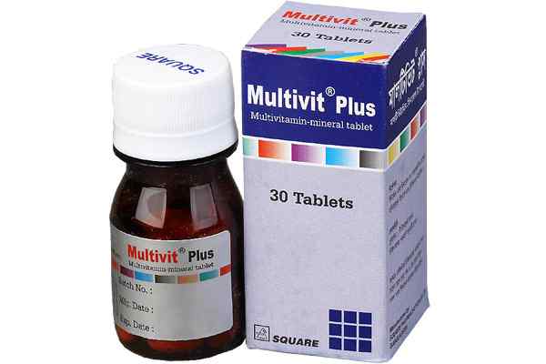 Tab. Multivit   PLUS 60 mg + 10.92 m
