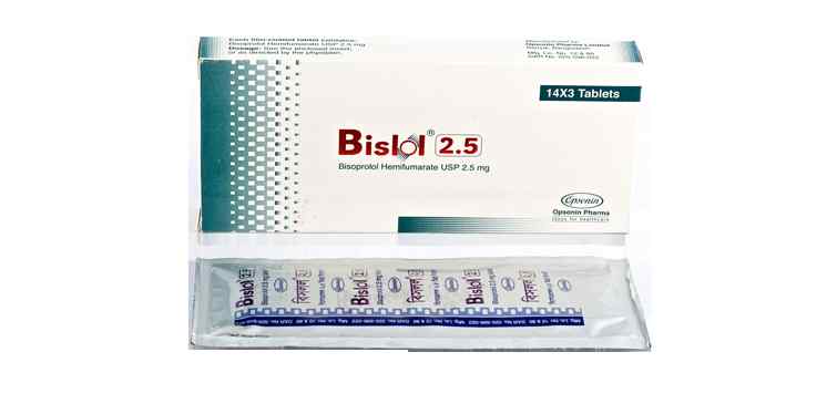 Tab. Bislol  2.5 mg