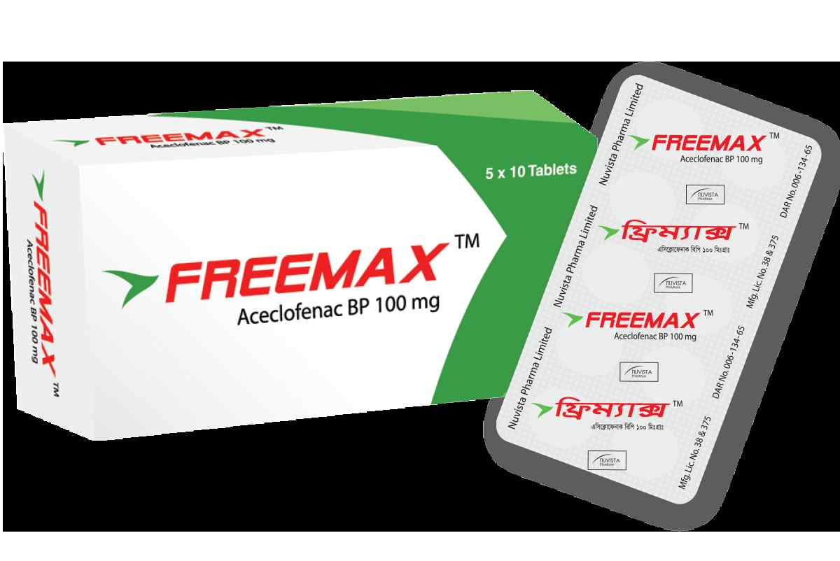 Tab. Freemax 100 mg