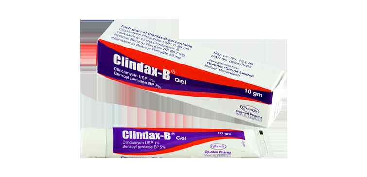 Gel                                                                    Clindax-B  5 gm + 1 gm / 1