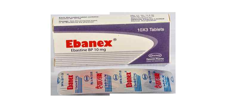 Tab. Ebanex  10 mg