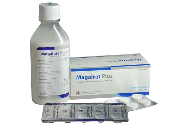 Tab. Magalrat Plus 480 mg + 20 mg