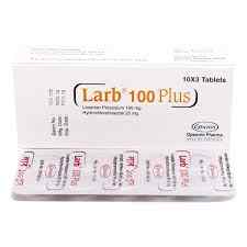 Tab. Larb Plus 100 mg + 12.5 m