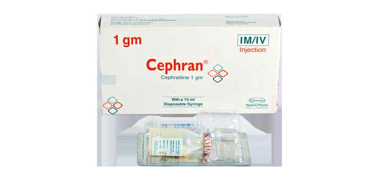 Inj. Cephran    1 gm / 10 ml