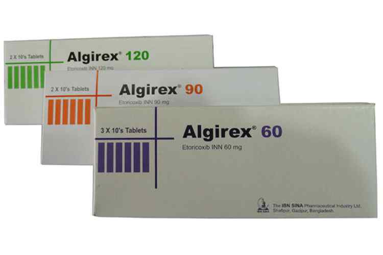 Tab. Algirex 120 120 mg