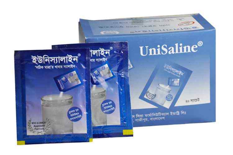 Oral Saline Unisaline .