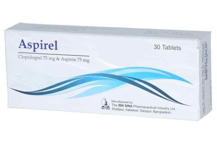 Tab. Aspirel 75 75 mg + 75 mg