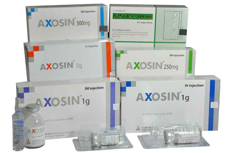 Inj. Axosin 1 gm / vial