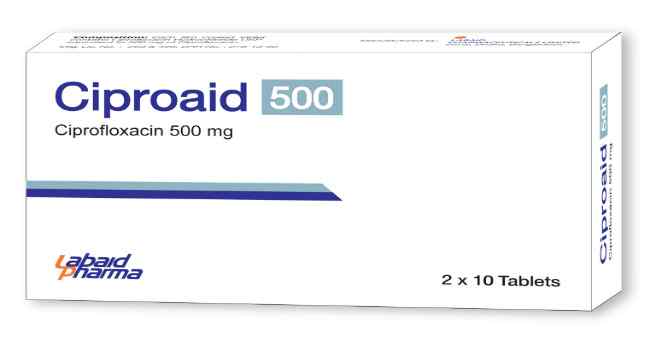Tab. Ciproaid 500 mg