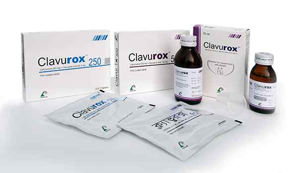 Tab. Clavurox 250 mg + 62.50 