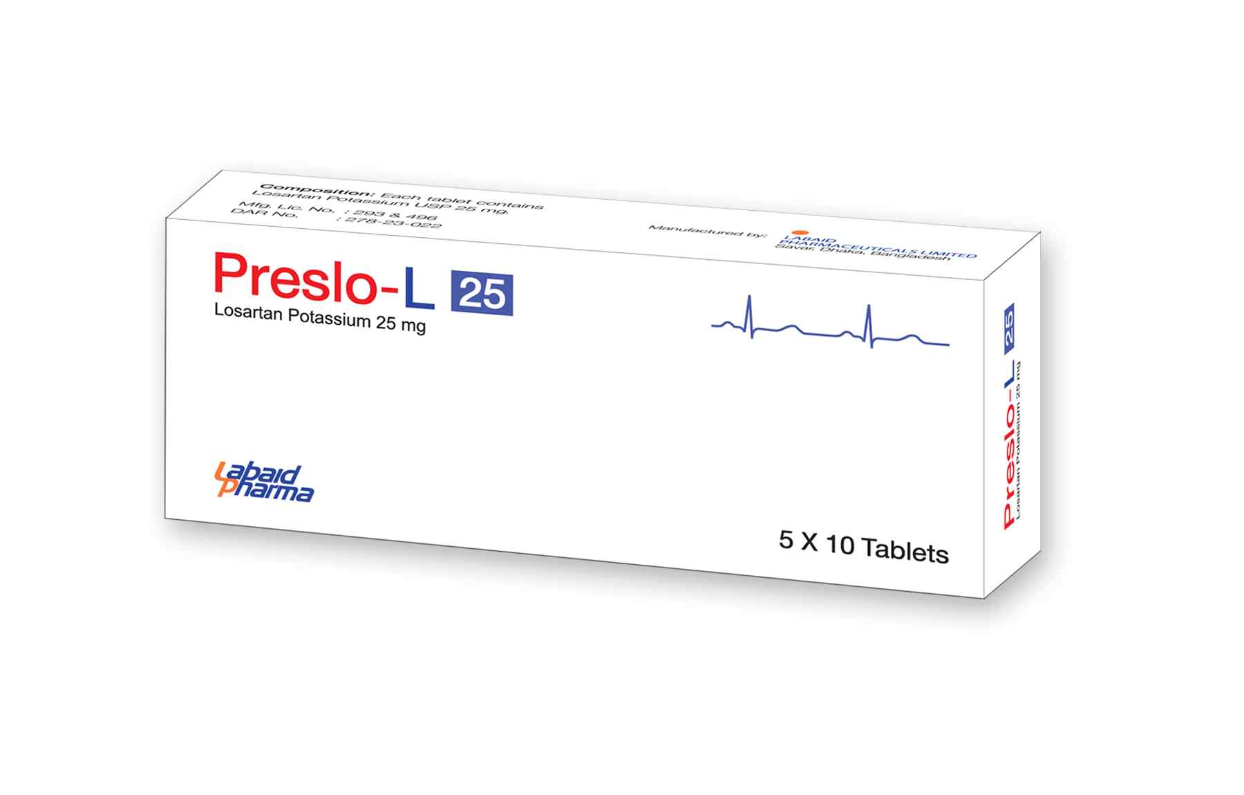 Tab. Preslo-L 25 25 mg