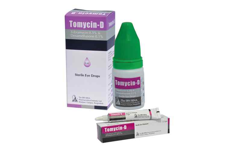 Eye Drop Tomycin-D 0.1 % + 0.3 %