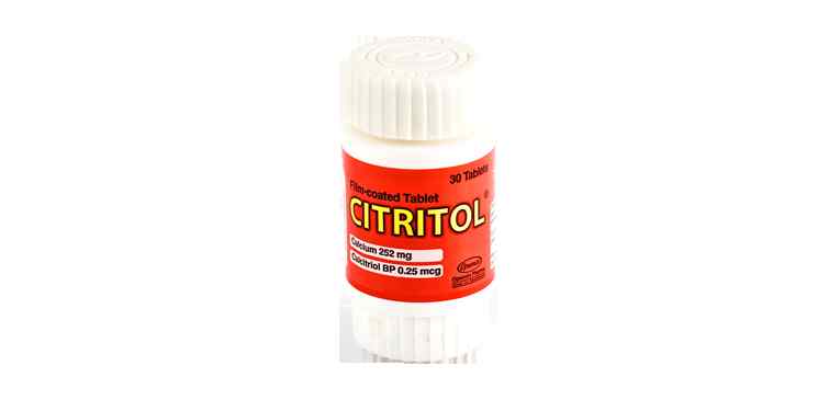Tab. Citritol .25 mcg + 252 m