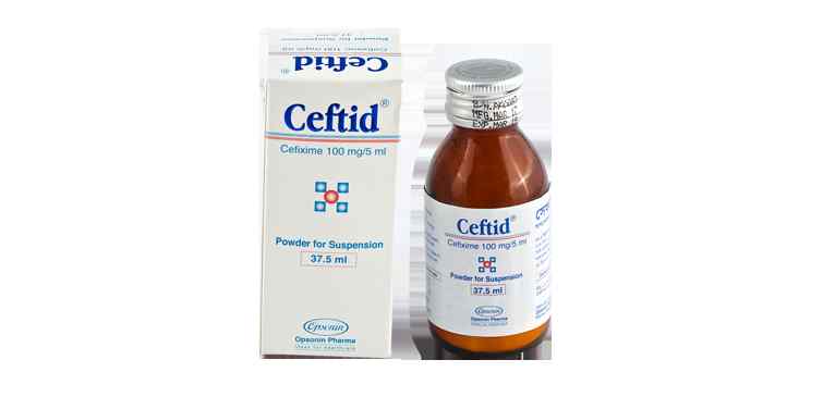 Susp.                                                   Ceftid 100 mg / 5 ml