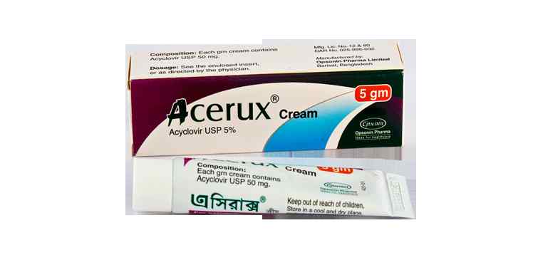 Cream                                                                  Acurex 5 gm/100 gm